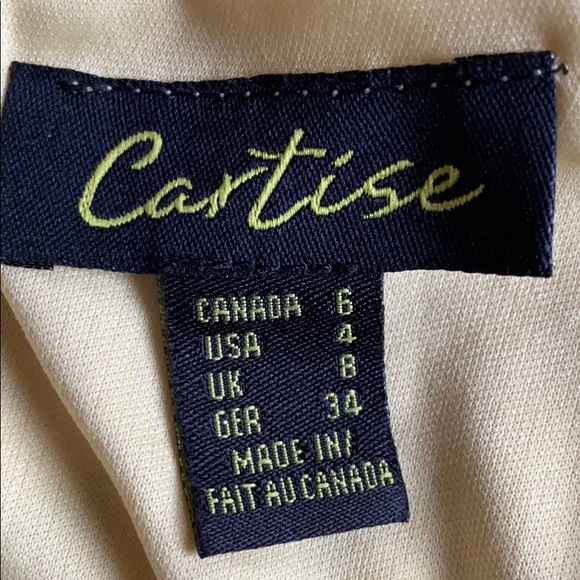 Cartise Colorful Abstract Asymmetrical Shoulder Dress size 4 - Picture 7 of 16